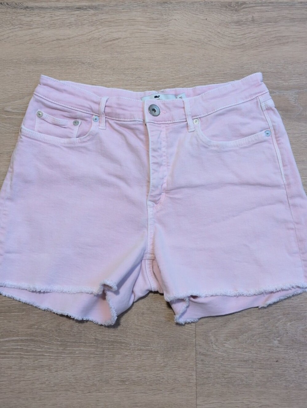 Vineyard Vines Women’s Pink Frayed Hem Denim Jean Shorts 30